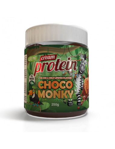 LIFE PRO FIT FOOD PROTEIN CREAM CHOCO MONKY 250G