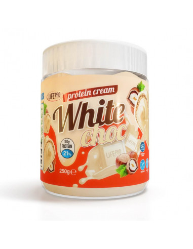 LIFE PRO FIT FOOD PROTEIN CREAM WHITE CHOCOLATE 250G