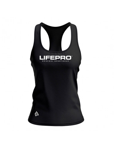 LIFE PRO WOMAN TECHNICAL TANK TOP BLACK
