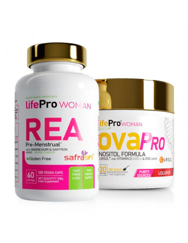 PACK MUJER LIFE PRO OVAPRO 150G + REA 120 VEGANCAPS