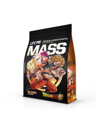 LIFE PRO MASS GAINER DRAGON BALL SUPER LIMITED EDITION 3KG GLUTEN FREE