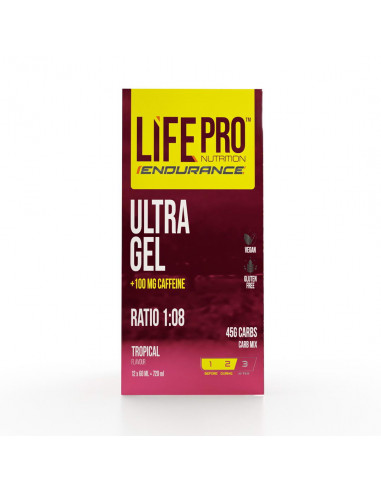 LIFE PRO ENDURANCE ULTRA GEL 1:08 CAFFEINE 12X60ML