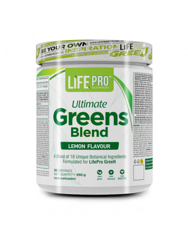LIFE PRO ULTIMATE GREENS BLEND 450G