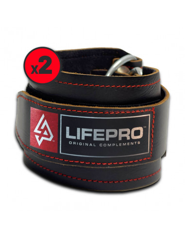 LIFE PRO 2X LEATHER ANKLE BRACELET DOUBLE GRIP