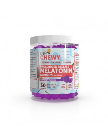 LIFE PRO CHEWY PROLONGED RELEASE MELATONIN 60 GUMMIES