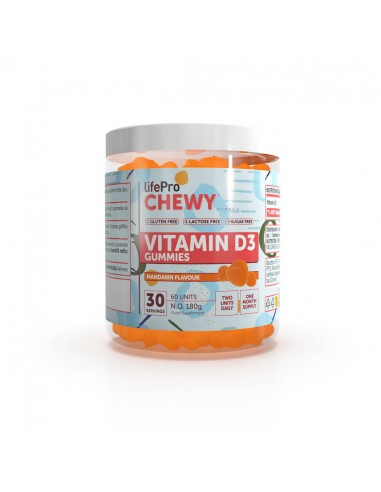 LIFE PRO CHEWY VITAMIN D3 60 GUMMIES