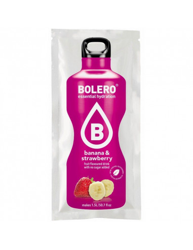 BEBIDA BOLERO SABOR PLATANO Y FRESA (STEVIA)