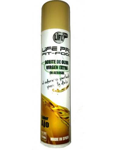 LIFE PRO FIT FOOD GARLIC FLAVOR SPRAY OIL 250 ML.