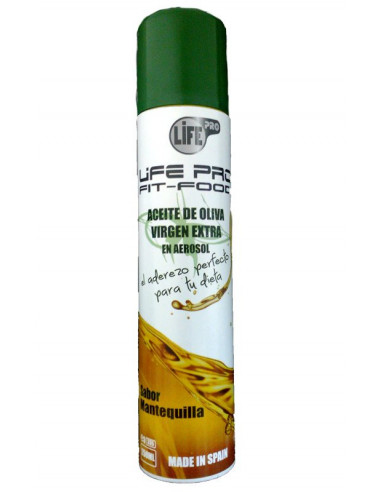 LIFE PRO FIT FOOD ACEITE SPRAY SABOR MANTEQUILLA 250 ML.