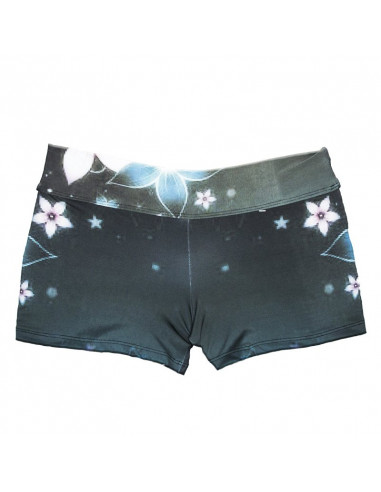 LIFE PRO SPORTSWEAR SHORTS FLOWERS BLACK