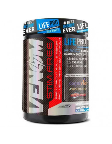 LIFE PRO NEW VENOM NON STIMULANT PRE-WORKOUT 300G