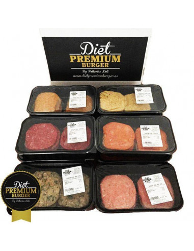 PACK HAMBURGUESAS DIET PREMIUM 10 BANDEJAS