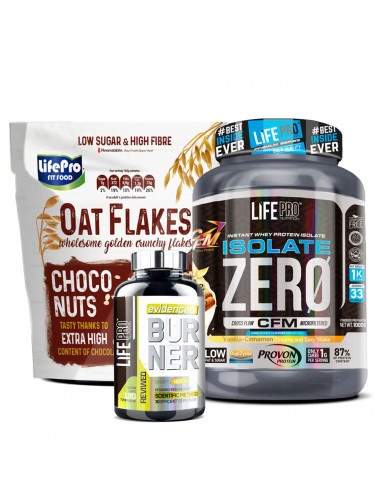 PACK ESTHER GARCIA: ISOLATE ZERO + EVIDENCED BURNER + COPOS AVENA