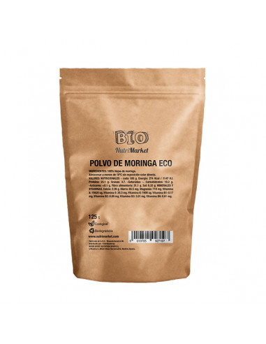 NUTRIMARKET BIO MORINGA EN POLVO ECO 125 G