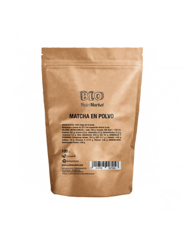 NUTRIMARKET BIO TE MATCHA EN POLVO 100 G