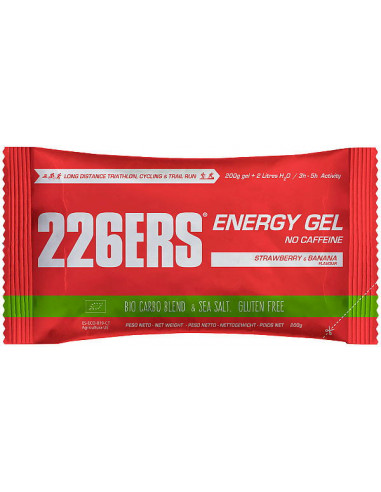 226ERS ENERGY GEL CAFFEINE-FREE STRAWBERRY-BANANA 200G