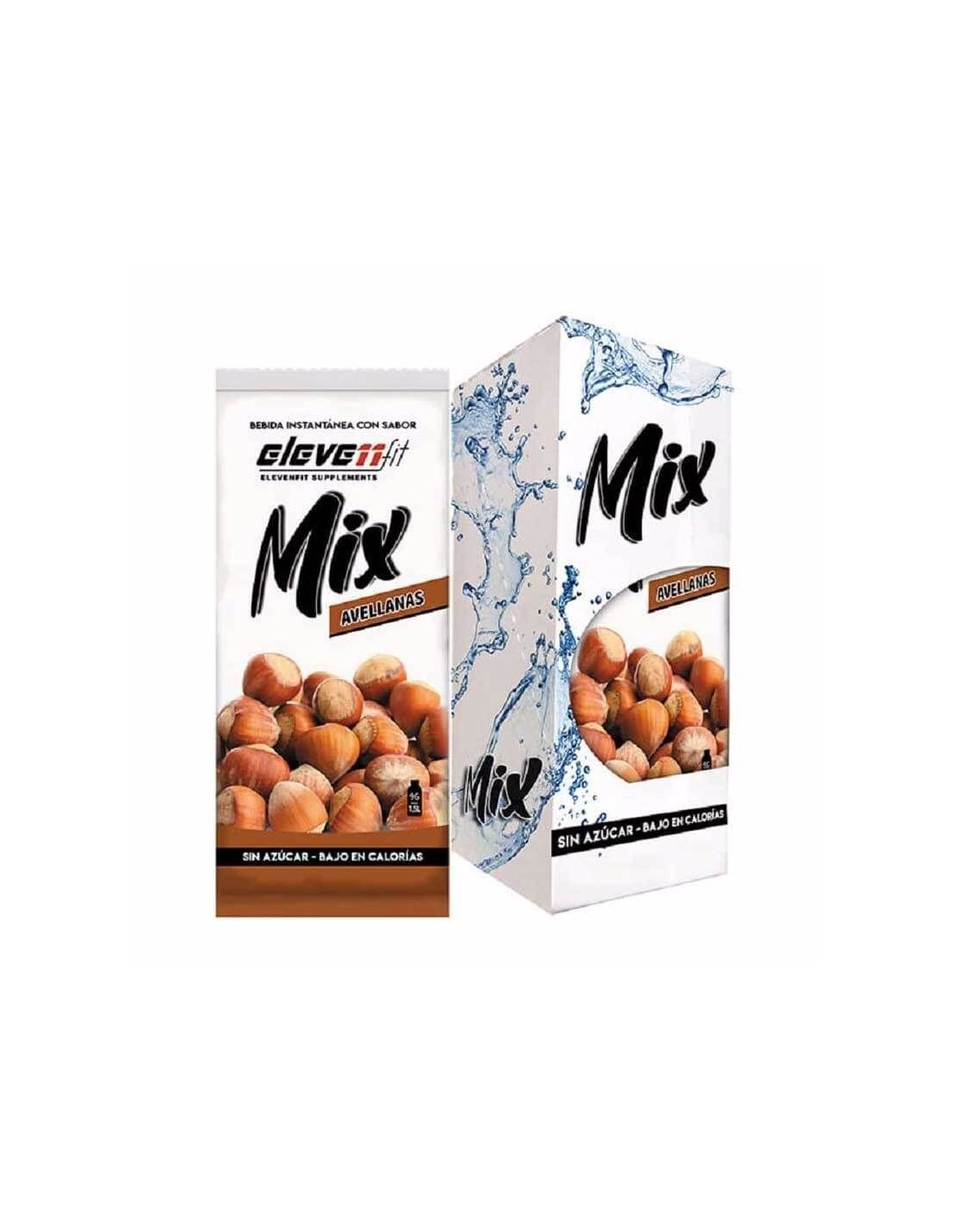 BEBIDA MIX SIN AZÚCAR 24X9G (PARA HACER 1,5L ESPECIAL PARA LECHE O BEBIDA  VEGETAL) (Eleven11 Fit)