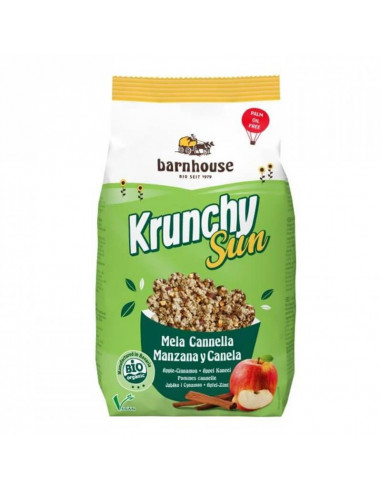 BIOCOP MUESLI KRUNCHY APPLE CINNAMON BARNHOUSE 375G