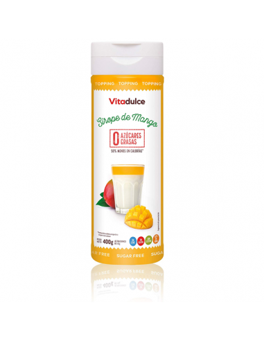 VITADULCE SIROPE BAJO EN CALORÍAS 400GR SIN AZÚCAR SABOR MANGO