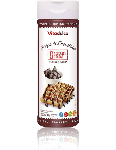VITADULCE SIROPE BAJO EN CALORÍAS 400GR SIN AZÚCAR SABOR CHOCOLATE