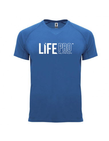 LIFE PRO BREATHABLE TECHNICAL T-SHIRT I CAN AND I WILL BLUE