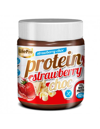 LIFE PRO FIT FOOD PROTEIN CREAM STRAWBERRY CHOC 250G