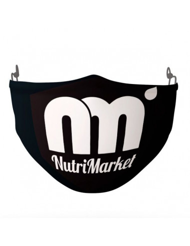 NUTRIMARKET MASCARILLA NEGRA TALLA L/M