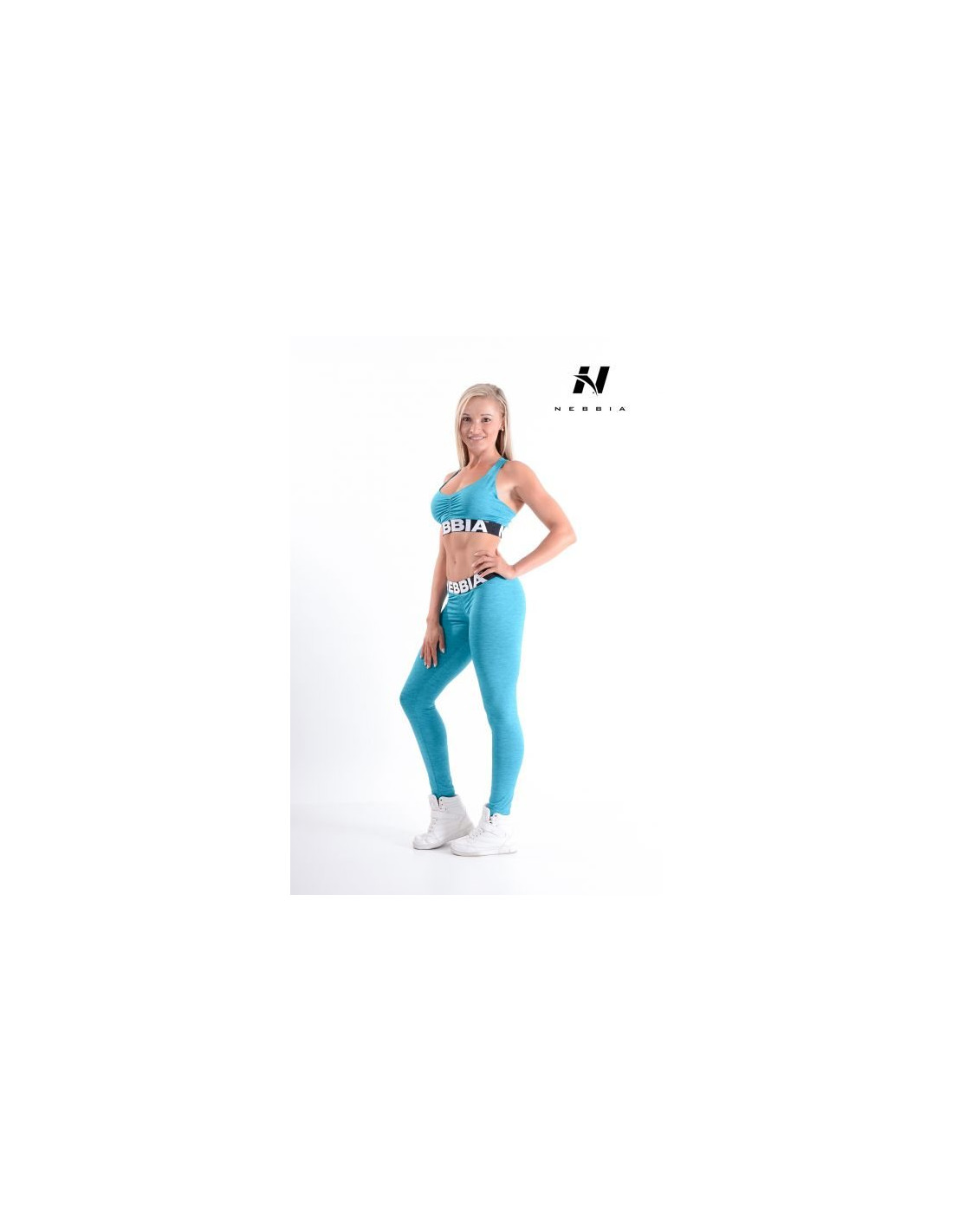 Nebbia> Leggings - Scrunch Butt - Blue - 222 - M