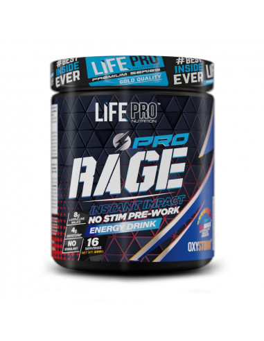 LIFE PRO RAGE PRO 290G CAFFEINE FREE