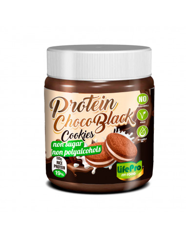 LIFE PRO HEALTHY PROTEIN CREAM CHOCO BLACK COOKIES 250G