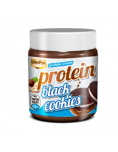 LIFE PRO FIT FOOD PROTEIN CREAM BLACK COOKIES 250G
