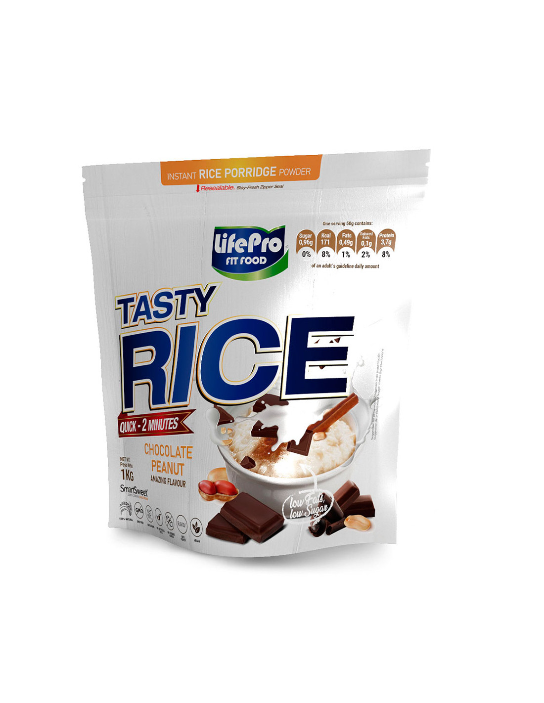 Comprar Life Pro Tasty Rice 1kg | Harina Pregelatinizada| Precio Top
