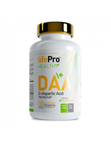 LIFE PRO ESSENTIALS DAA D-ASPARTIC ACID 750MG 120 VEGANCAP