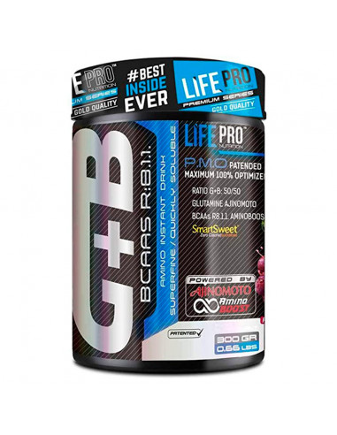 LIFE PRO BCAA + GLUTAMINA AJINOMOTO 300G