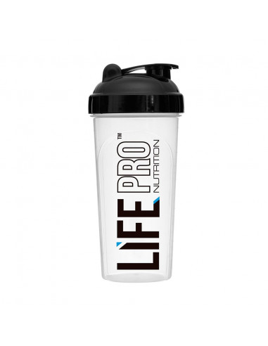 LIFE PRO SHAKER 750ML NEGRO TRANSPARENTE