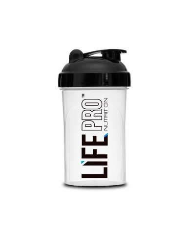 LIFE PRO SHAKER 500ML NEGRO TRANSPARENTE