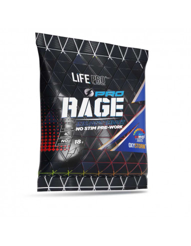 LIFE PRO RAGE PRO 18G CAFFEINE FREE SAMPLE