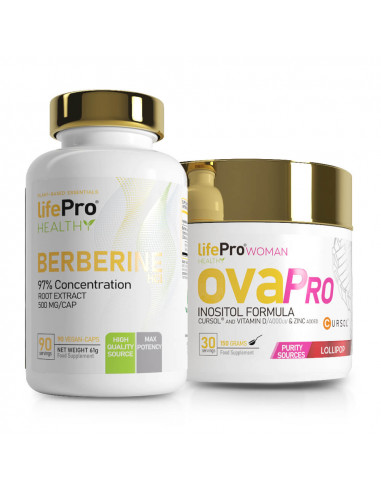 PACK LIFE PRO OVAPRO MYO INOSITOL + BERBERINE 500MG 90 VEGANCAPS