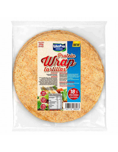 LIFE PRO FIT FOOD PROTEIN WRAP TORTILLAS PROTEICAS 8X40G