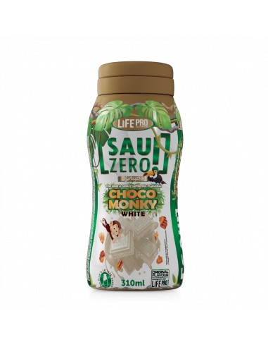 SAUZERO ZERO CALORIES WHITE CHOCO MONKY 310ML