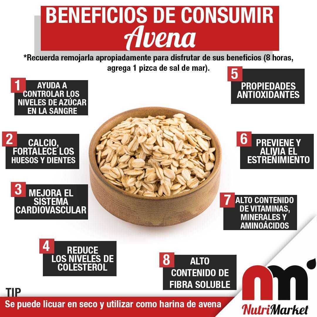 Beneficios de consumir Avena