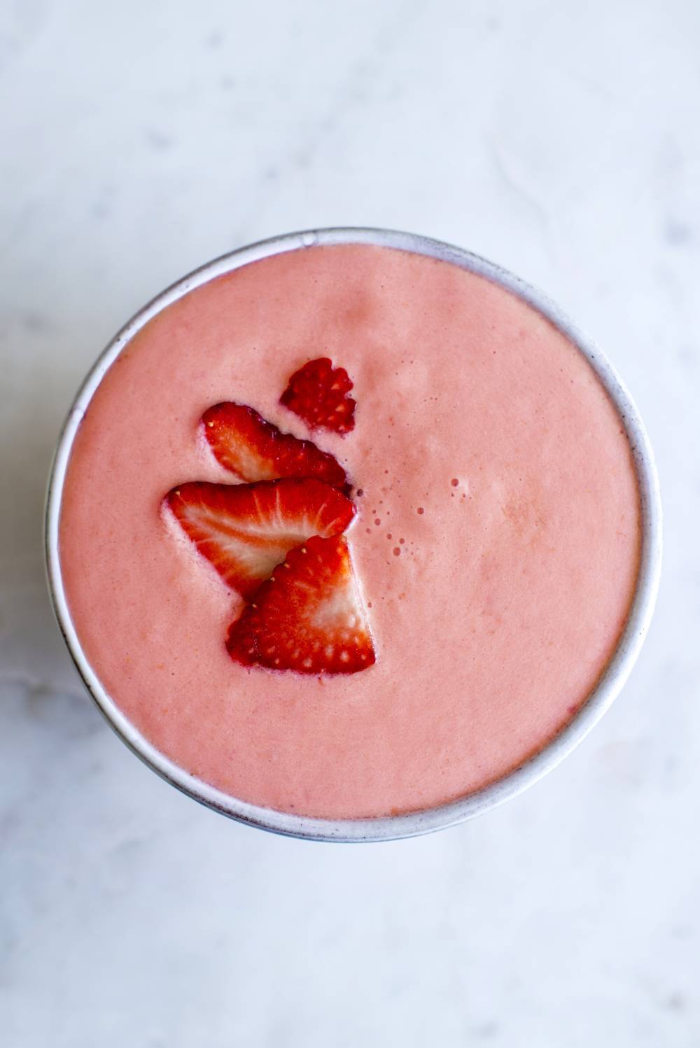 Gazpacho de fresas