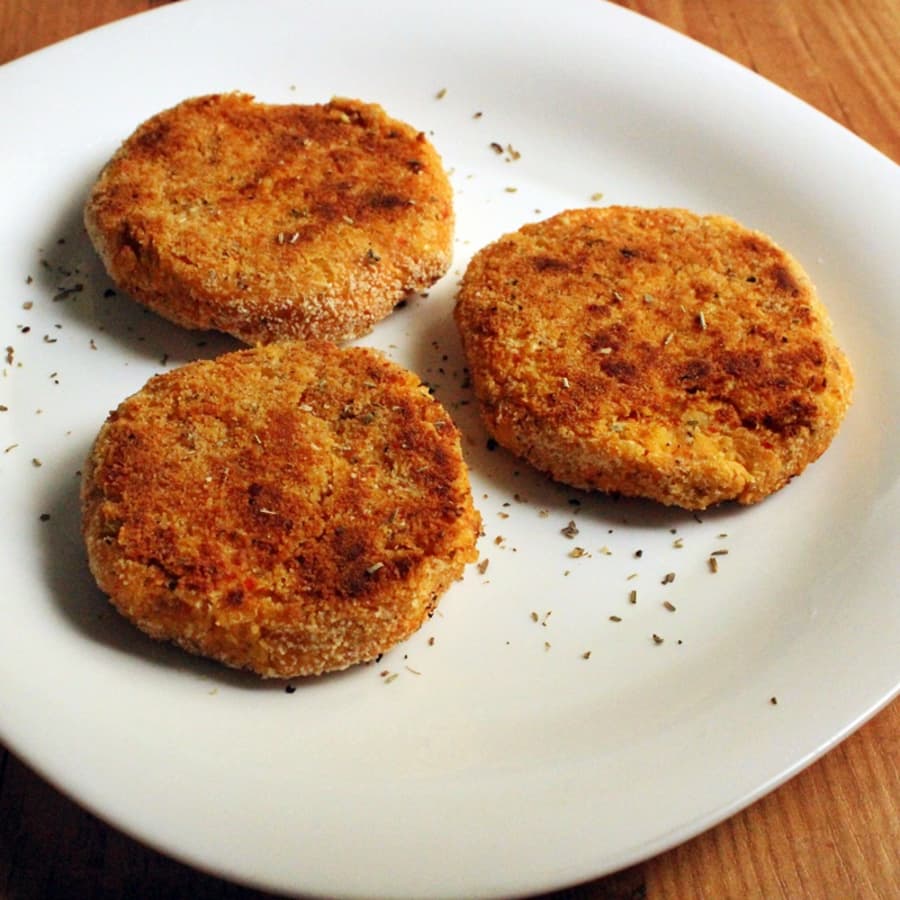 hamburguesa de garbanzos