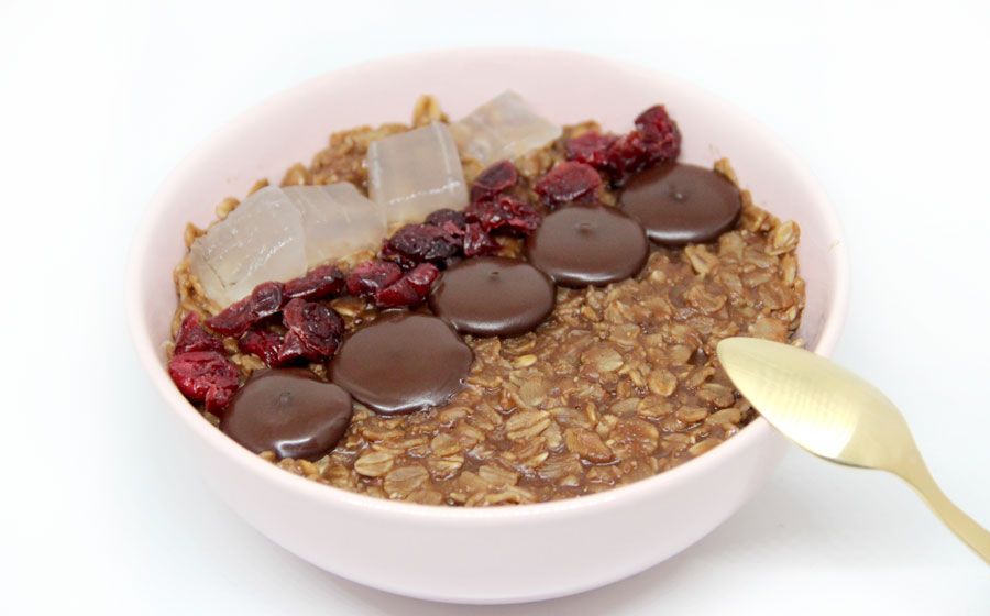 Porridge de chocolate