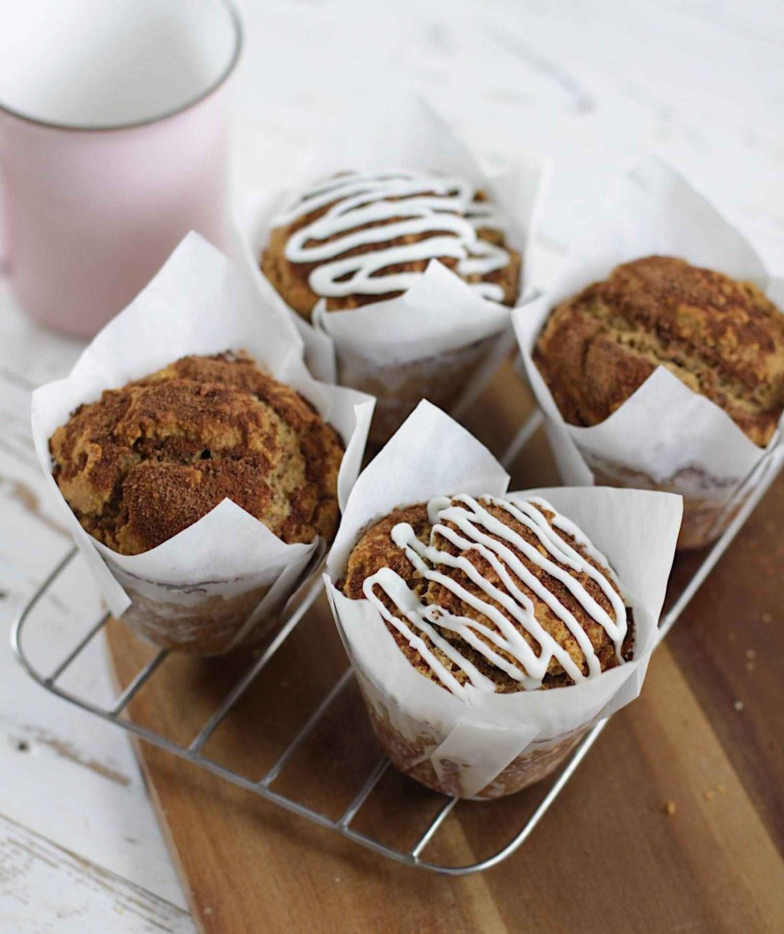 muffins almendra y canela