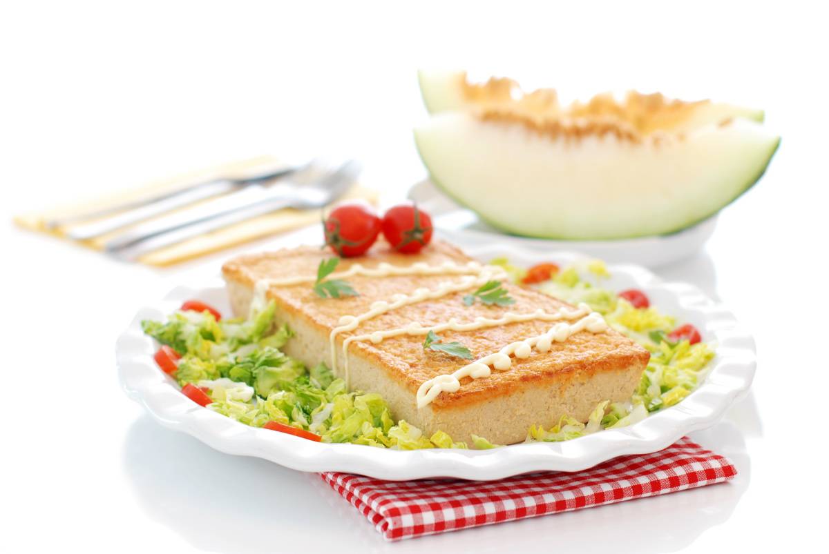 pastel de verduras y atun