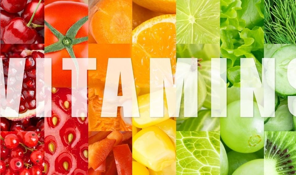 Color según alimento vitamina