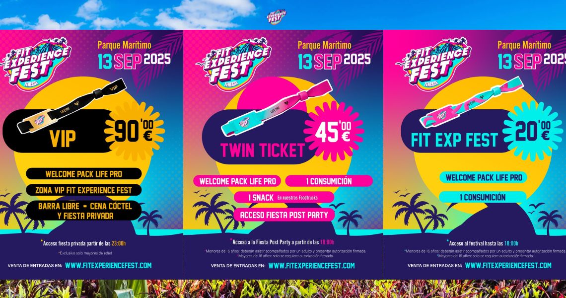 ¡Solo quedan 5 días! FIT EXPERIENCE FEST 2025