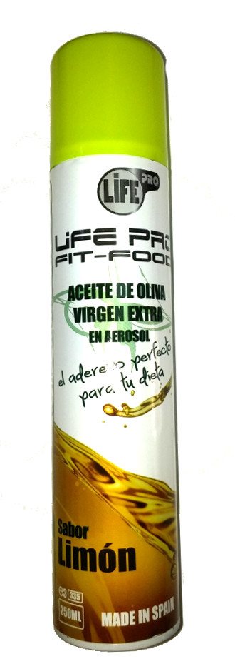 Life Pro Fit Food Aceite Spray Sabor LimÓn 250 Ml.