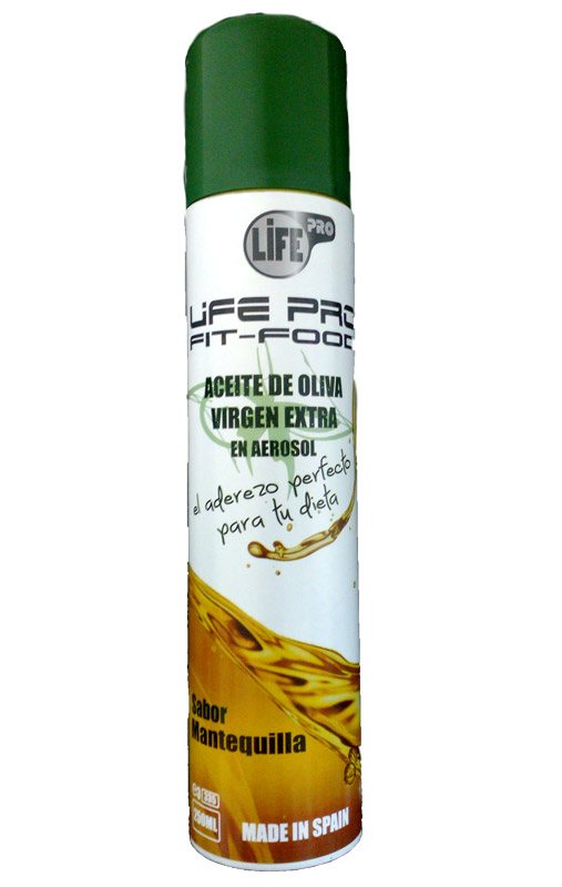Life Pro Fit Food Aceite Spray Sabor Mantequilla 250 Ml.